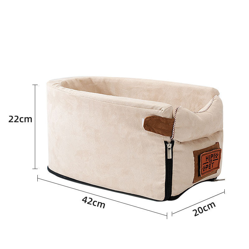 PawRide Pet Car Armrest Bed