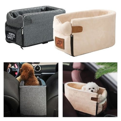 PawRide Pet Car Armrest Bed